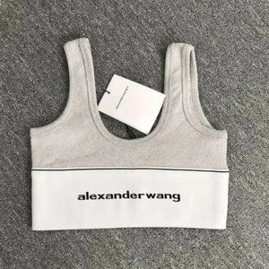 Alexander Wang Logo Elastic Band Bra Top